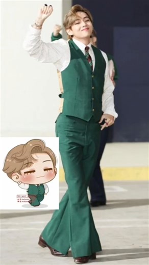 Drawing Taehyung of BTS | #animestyledrawing #armyart #atiny #btsfanart