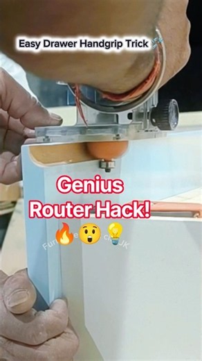 Secret Woodworking Technique for Modern Handles 🪵#shorts #woodworking #diy