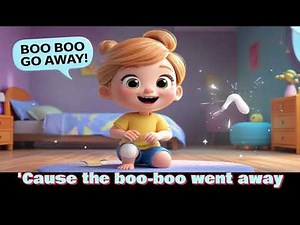 Boo Boo Go Away Song for Kids | Cute Comfort Song for Ouchies