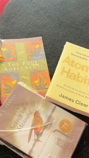 |The Four Agreements| |Atomic Habits| |Man’s Search For Meaning| #innerknowledge #selfconsciousness