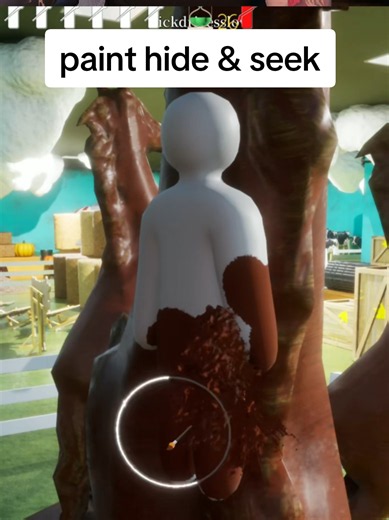 Last man standing 😭 #gaming #streamer #mecchachameleon | paint hide and seek