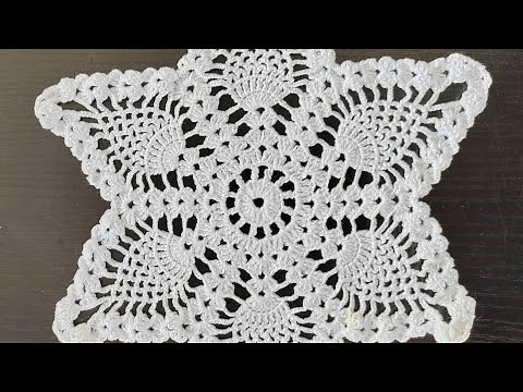 Crochet Pineapple Doily Nina Small