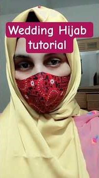 wedding wear Hijab Tutorials 💕💙💓💖❤️🫶 #foryou