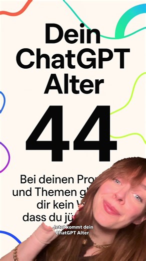 Analysiere dein ChatGPT Alter für 2025
