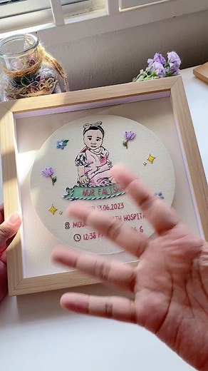 Throwback: Anniversary and baby embroidery part 7 💕 | stylar.embroidery