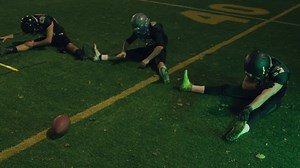 Stock Video Football Team Stretching In The Football Court Live Wallpaper For PC