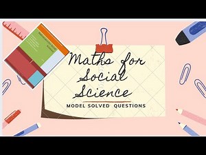 Mathematics for Social Science freshman course Chapter 2||#function Part 1