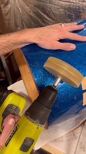 Drum shell Hack! Here I'm removing stubborn stickers on a 1960s Ludwig shell. Who knows how long they've been on this drum! I learned this hack from Drums Etc and thought I'd give it a try. They demonstrated using an eraser wheel to remove glue from the shell, which is definitely a better use for this. Here I was super careful not to further damage the beautiful blue sparkle wrap. #drumhack #drumshell #drumrepair #vintagedrums #drumgear #snaredrum #strajkstudios | Strajk Studios