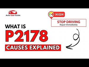 What is P2178 : Engine Error Code Causes Explained