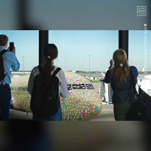 828K views · 2.6K reactions | Businesses everywhere pranked people on social media this April Fool's. Dallas-Fort Worth International Airport shared a video on X and TikTok of an airplane covered in sticky notes with the caption, ‘We've heard of the sticky note office prank on April Fool's Day, but this just went too far…’ It might be AI, but it’s still pretty clever. | NowThis | Facebook