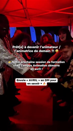 Notre prochaine session de formation chez Campus Animation démarre en avril ! 😱 T’es prêt(e) à devenir l’animateur ou l’animatrice de demain et aller travailler en camping, village vacances ou hôtel club dès cet été ?! 🚀 Envoie « AVRIL » en DM pour en savoir 🔥 Prends ton avenir en main 🤓 #pourtoiiii #fyp #foryoupage #pourtoi #animateur