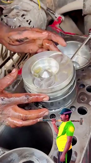 "Mastering Piston Installation: The Ultimate Technical Machine Video for DIY Enthusiasts!"