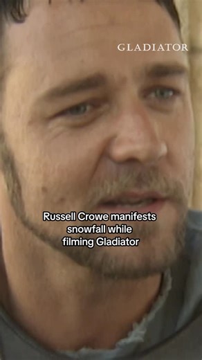 Gladiator on Instagram: "At my signal, unleash snow! #Gladiator #RussellCrowe"