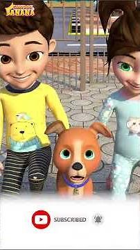 Este Cachorrin - Canções para bebês - Banana Cartoon Português #shorts #nurseryrhymes #kidssong
