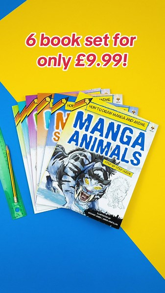 Learn to Draw Anime & Manga - Step by Step Book Set