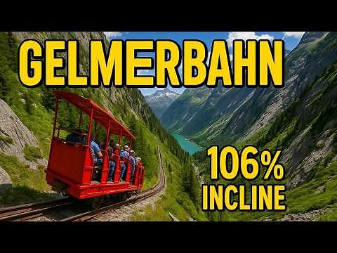 Gelmerbahn & Gelmersee • The Steepest Funicular in Switzerland + Cinematic 4K Aerial Views