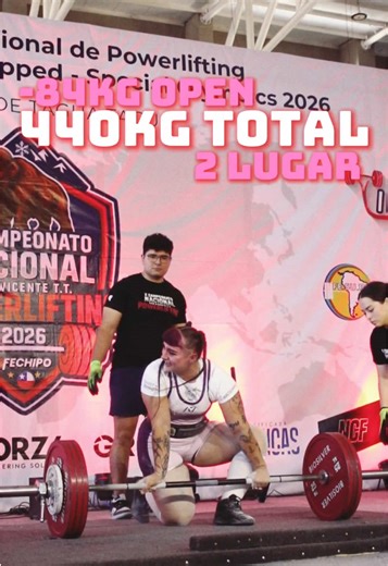 Primera compe en open 💜 #powerlifting