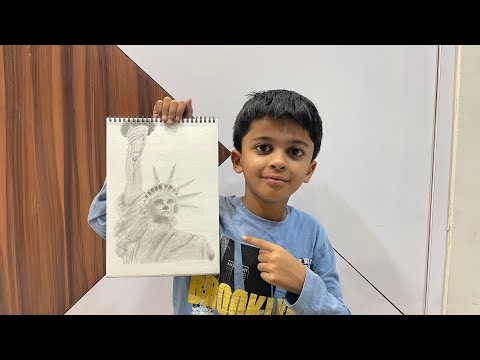 Statue of Liberty Drawing Step by Step | Part2 #statueofliberty #drawing