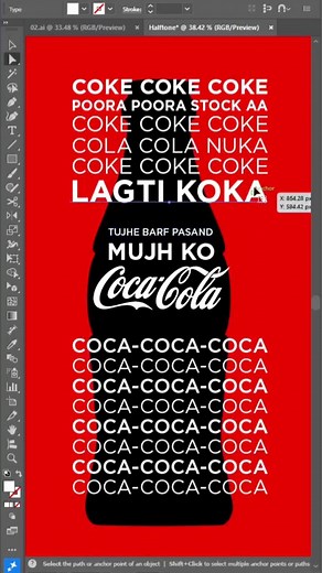 Envelope distort is one of the best features on Illustrator. #aitips #aitipsandtricks #aitipsandtools #aituts #illustratortutorial #learnillustrator #shallunarula #adobeillustrator | Shallu Narula