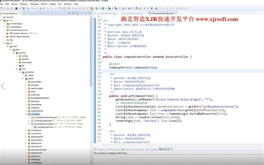 XJR快速开发平台视频教程代码生成器、自定义表单的使用