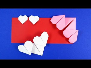 How to make a paper bookmark. beautiful origami bookmark