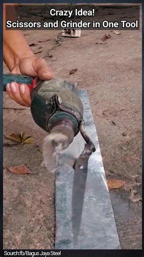 What Happens When You Combine Scissors and a Grinder? #project #welding #construction