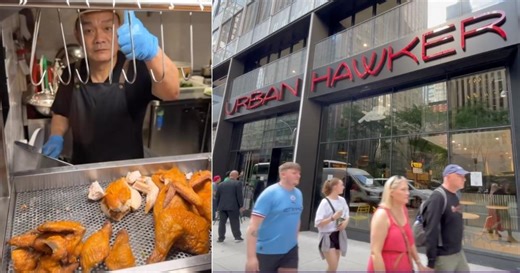 S'pore-style hawker centre opens in New York, sells chicken rice, chili crab, laksa, kaya toast & prata