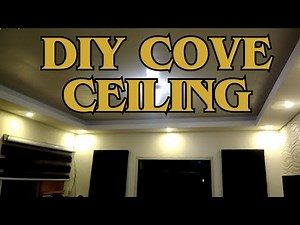 1st Time! DIY Cove Ceiling Installation