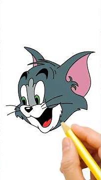How To Draw Tom The Cat #tomandjerry #howtodraw #kidsdrawing #kiddosimpleart#kidsart