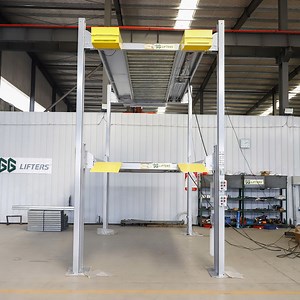 [Hot Item] Car lifter hydraulic triple stacker 4 post 3 levels parking lift system