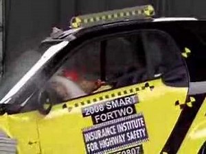 Crash Test 2008 Smart Car ForTwo (Front and Side) IIHS