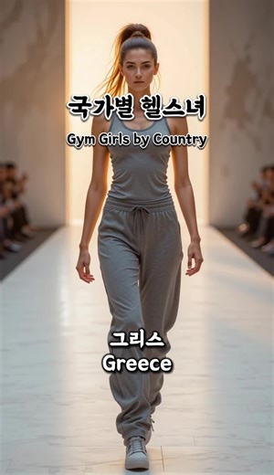 국가별 헬스녀, 런웨이장에 서다❤️‍🔥 #헬스장 #헬스녀 #운동