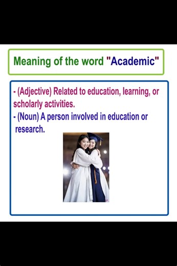 Academic meaning with example sentences Learn English Vocabulary #VocabularyBoost #WordOfTheDay #EnglishLearning #LearnEnglish #EnglishTips #LanguageLearning #ImproveYourEnglish #VocabularyChallenge #WordMeanings #SentenceStructure #WordUsage #ContextualWords #MasterVocabulary #BuildVocabulary #EnglishGrammar #WordsMatter #UnlockYourVocabulary #LanguageHack #EnglishForLife #WordNerd | English Learning
