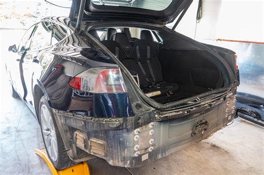 Model S Trailer Hitch Installation