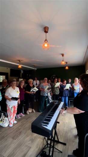 A BRAND NEW CHOIR IS BORN IN LEIGH!!! ⭐️✨🎉 Sounding FAB in three-part harmony after only 90 minutes of singing together!! Huge congrats to Rose and our new Leigh choir for smashing their first rehearsal 🥰👏 Same again next week?! (In the bigger ballroom upstairs 😂👏) #leighchoir #localchoir #yourlocalchoir #localcommunity #singinginleigh #localmusic #thejoyofsingingtogether | Local Vocals