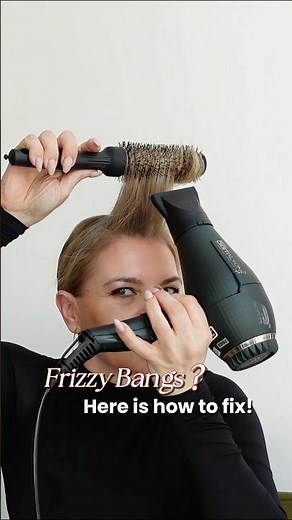Frizzy Bangs? Here is how to fix it! ✅