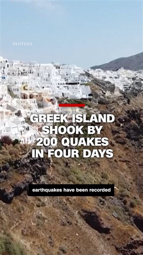 More than 200 earthquakes have shook the Greek island of Santorini, also known as "Instagram island," over the span of just four days. Many residents have chosen to evacuate, but despite efforts from multiple airlines to add more flights off the island, locals said it can be difficult to leave. Read more: https://cnn.it/4hogsWc | CNN