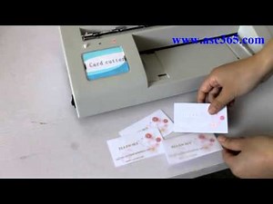 new automatic business card cutter slitter 026017