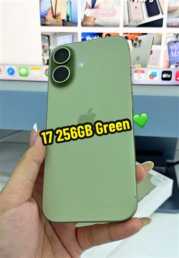 iPhone 17 256GB Green (Chính hãng VN) — Sạc 8 lần, Full Box