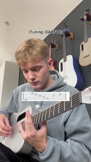 Pretty cool guitar 👀 @LAVAMUSIC #guitar #fyp #tutorial #music #foryou