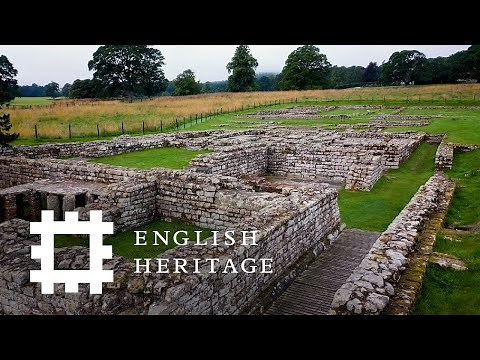 Postcard from Chesters Roman Fort and Museum, Hadrian's Wall | England Drone Footage