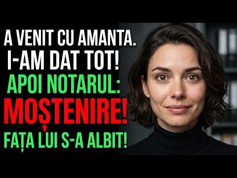 During the divorce, the husband took everything... But at the notary I heard: "You were left 20 m...