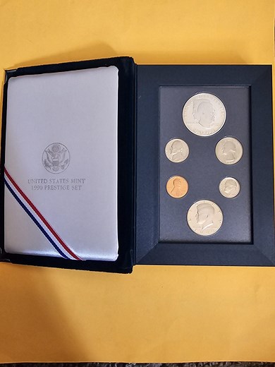 1990 Prestige Proof Set - Eisenhower Centennial Silver Proof Coin (OGP W/coa) - Etsy