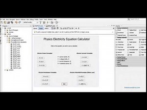 Java NetBeans Project - Physics Calculator