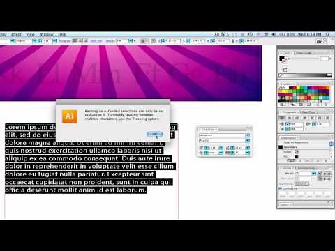 Adobe Illustrator Tutorial - How to work with Type