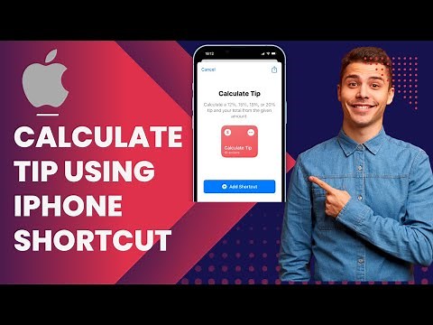 How to calculate Restaurant tip using iPhone shortcut? iPhone tip calculator..! | iPhone and iOS