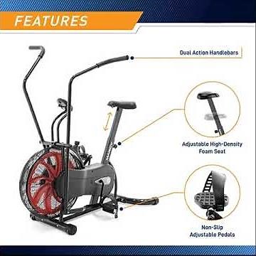 Marcy Fan Exercise Bike with Air Resistance