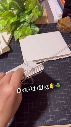Cool bookbinding ✨🌗🌿 #bookmaking #books #handmade #crafts #diy #myhappiness