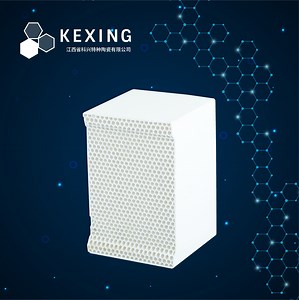 [Hot Item] Mullite-Cordierite Honeycomb Ceramic 100X100X150mm Square Cell 3mm Used in Steel, Forging and Smelting Furnace