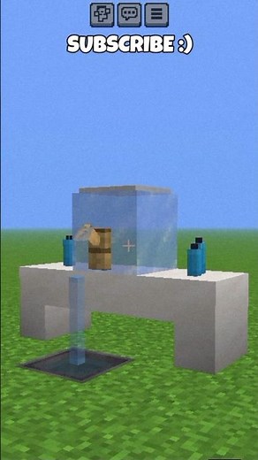 Water Dispenser! | #shorts #minecraft